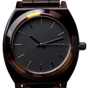 Nixon Matte black/tortoise watch